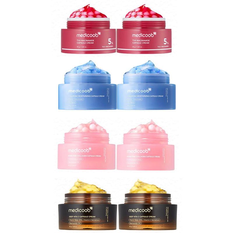 🔥🔥🔥Final 3 hours:70% OFF Mix & Match Boba Cream Set | Tiktok Viral Capsule Creams for Uneven Skin Tone, Glow Hydration, Korean Skincare, K-beauty