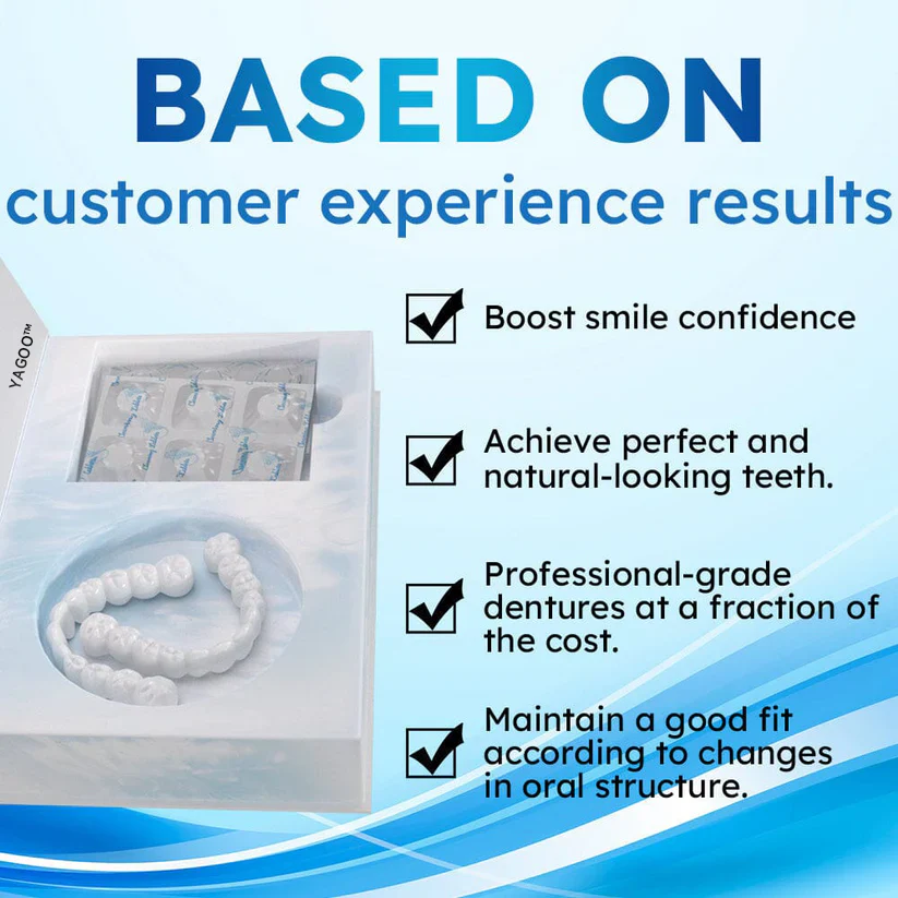 Official Store | DedMuller™ Moldable Dentures🧑🏽⚕️Obtain American Dental Association (ADA) Certification ✅