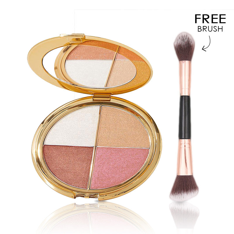 β° Final 3 Hours! 60% OFF π All-in-One Eye & Cheek Glow Palette for a Glass-Skin Radiance