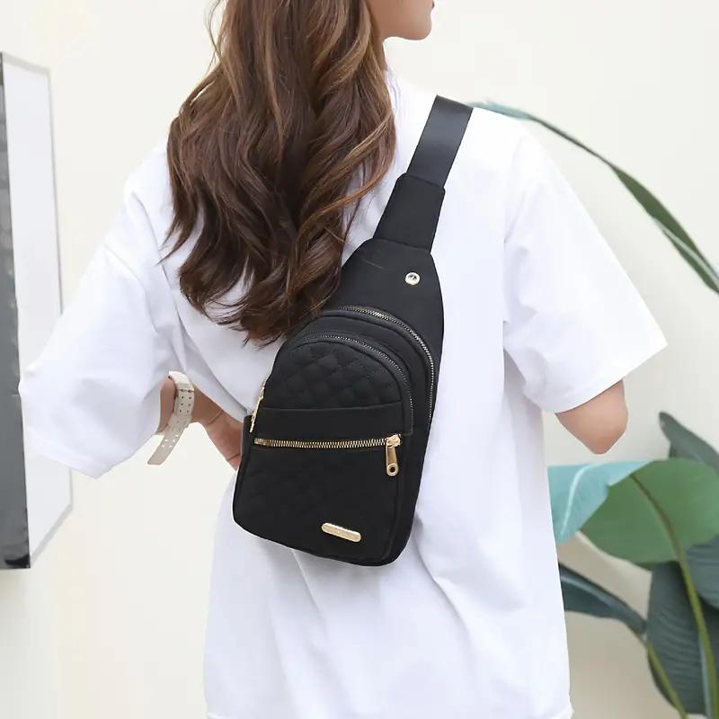 ✨Solid Color Quilted Fanny Pack