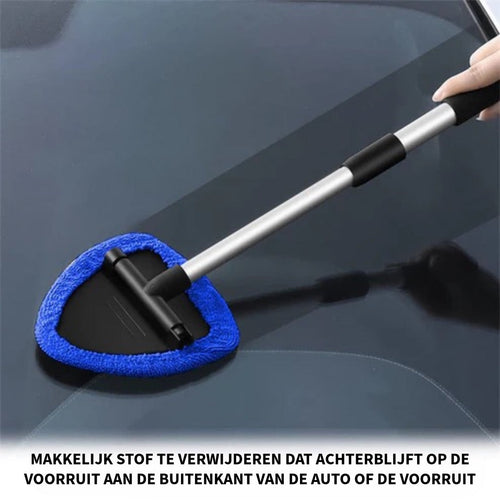 🔥Car Windshield Cleaning Tool Set – Uitschuifbaar & 180° Draaibaar
