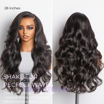 200% / 250% Density Loose Wave Glueless 13x6 HD Lace Front Wig Human Hair Pre-Cut Lace Flexi-Fit Drawstring Cap