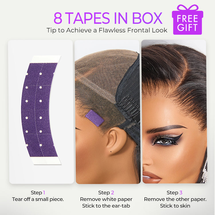 200% / 250% Density Loose Wave Glueless 13x6 HD Lace Front Wig Human Hair Pre-Cut Lace Flexi-Fit Drawstring Cap