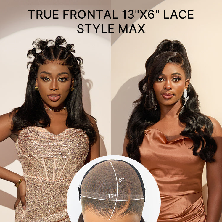 200% / 250% Density Loose Wave Glueless 13x6 HD Lace Front Wig Human Hair Pre-Cut Lace Flexi-Fit Drawstring Cap