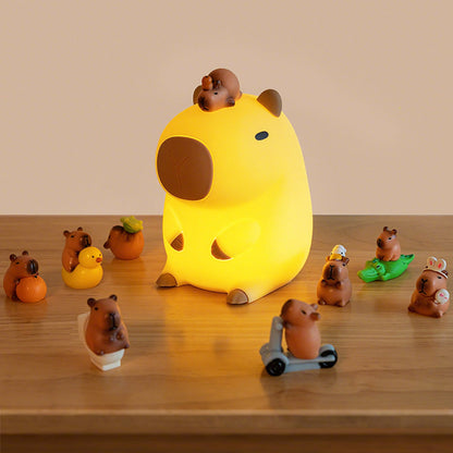 🌸Capybara Squishy Night Light - Perfect Gift 🎁