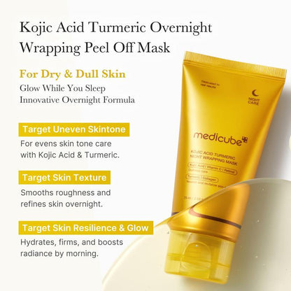 🔥Turmeric Collagen Overnight Wrapping Peel Off Mask🔥
