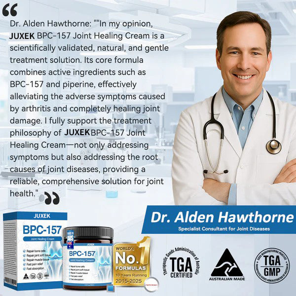 Juxek™ BPC-157 Joint Healing Cream 🦴Treats Arthritis, Neuropathy, Rheumatism, Sports Injuries & More👍