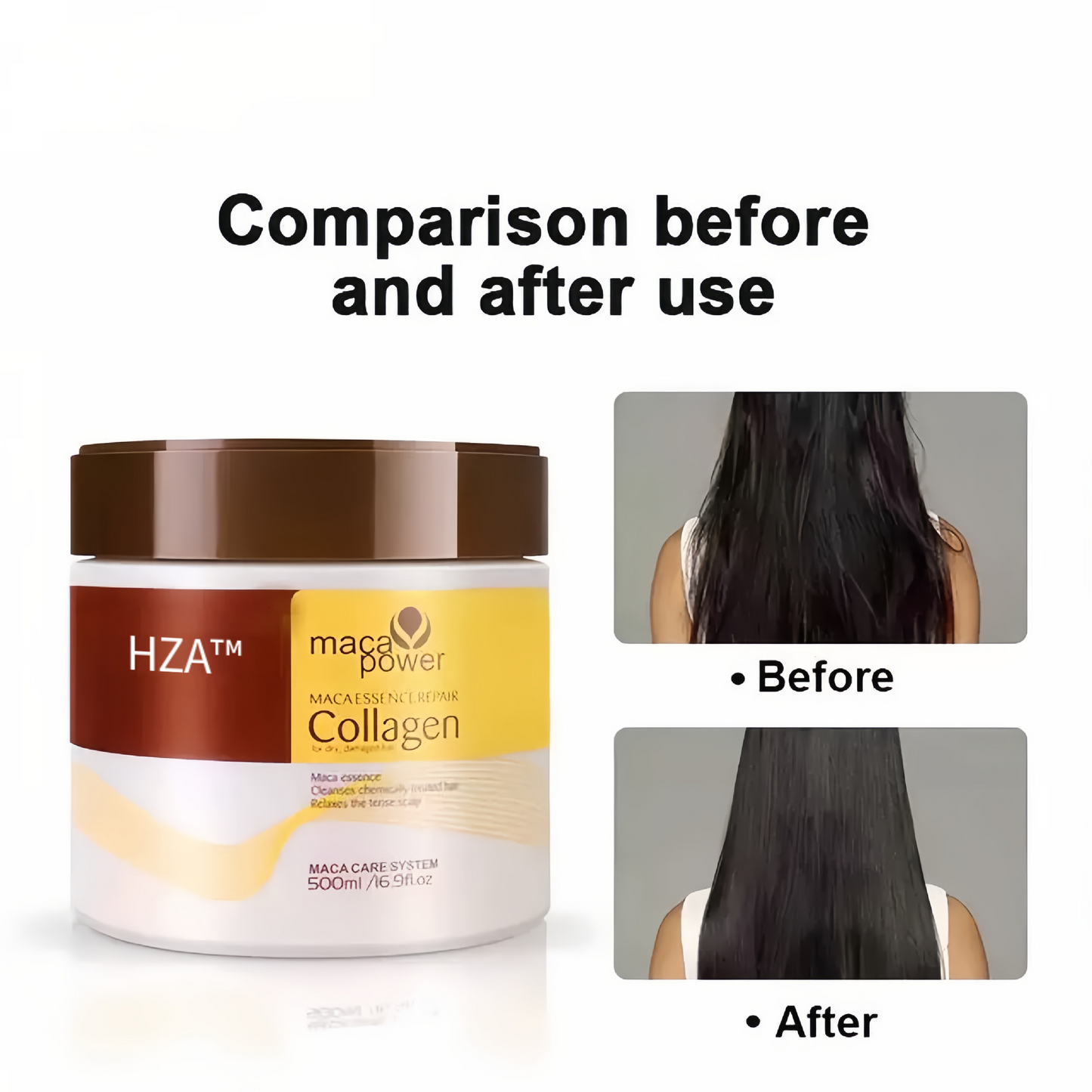 HZA™ Deep Repair Hair Mask – Restores Strength, Softness & Shine Fast