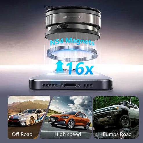 🔥Hot Sale 60% OFF🔥Magnetic Phone Stand, 🔄360° Fordable and Retractable The Ultimate Viewing Companion🚗📱