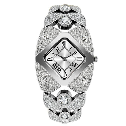 🔥Luxury Full Diamond Bangle Bracelet Watch