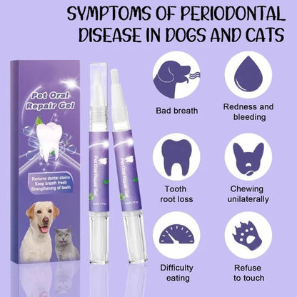 🔥Pawzioo™ Pet Oral Repair Gel  – Freshen Your Pet’s Breath & Improve Gum Health Fast!