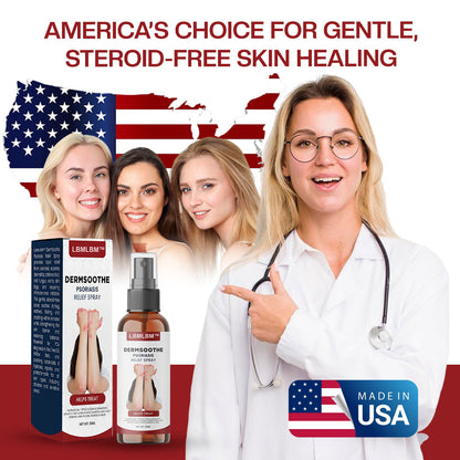 【Last Day Promotion 80% OFF🔥】LBMLBM™ DermSoothe Psoriasis Relief Spray🇺🇸👨‍⚕️（Zero Itch, 3-Min Relief | 99.5% Skin Recovery Rate | All-Natural, 24/7 Repair | ）🔥🎁