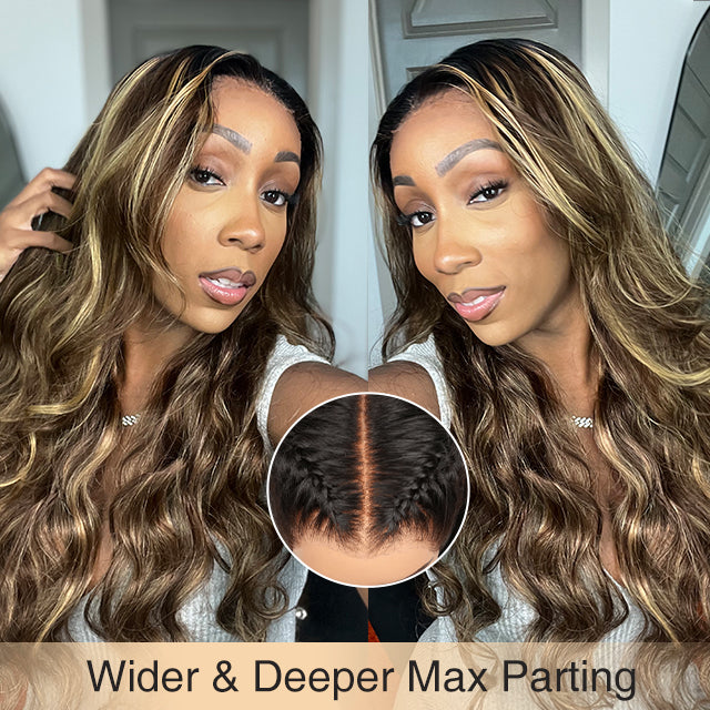Special Offer | 13×6 Full Lace Black Roots with 4/27 Highlight Wig Human Hair Wig