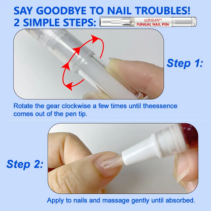 Nail Pen with Allicin & Undecylenic Acid, Nail Health Care Pen, Nail Fungus Care Pen for Solving Fungal Nails and Other Nail Problems,