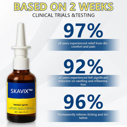 🔥SKAVIX™ Herbal Spray – Say Goodbye to Burning, Itching & Discomfort Naturally 🌿