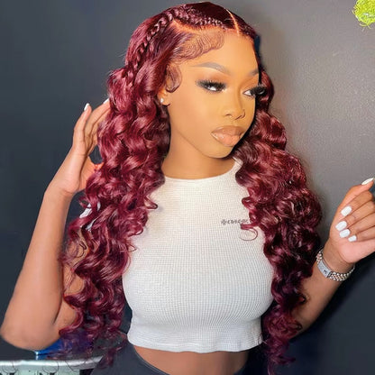 🔥50% off in the last 4 hours |  Recommend J 16"-34" Loose Deep Wave Full Lace Frontal Wig🔥