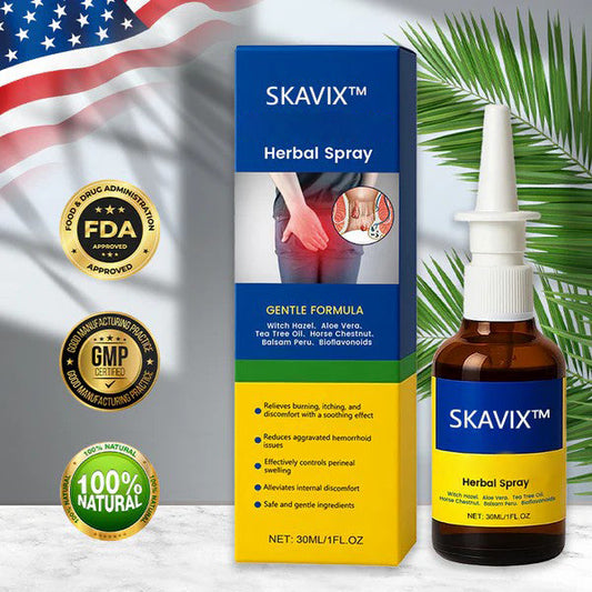 🔥SKAVIX™ Herbal Spray – Say Goodbye to Burning, Itching & Discomfort Naturally 🌿