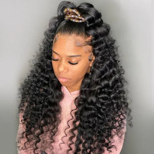 Crazy Sale | @bigekane & @thequeenleora Recommend 16"-34" Loose Deep Wave 13x6 Full Lace Frontal Wig No Code Needed