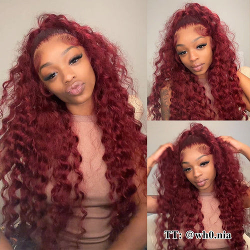 🔥50% off in the last 4 hours |  Recommend J 16"-34" Loose Deep Wave Full Lace Frontal Wig🔥