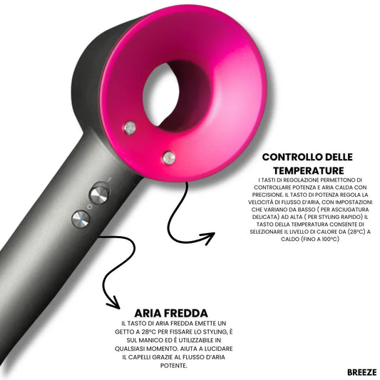 🔥BREEZE-ASCIUGACAPELLI 5 IN 1