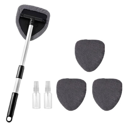 🔥Car Windshield Cleaning Tool Set – Uitschuifbaar & 180° Draaibaar