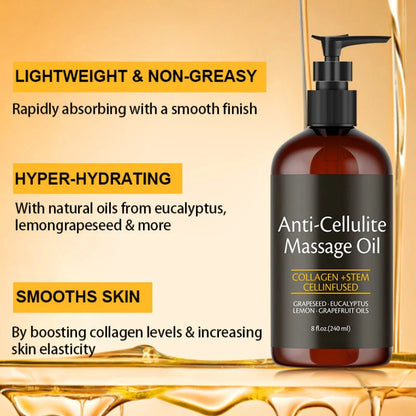 Final 3 Hours: 60%OFF🔥Naturals Cellulite Massage Oil