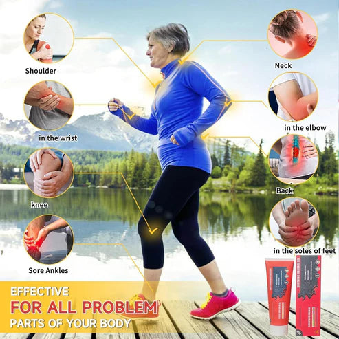 Plant-Based Massage Cream – Fast Joint & Muscle Pain Relief for Knees, Back, Neck, and More