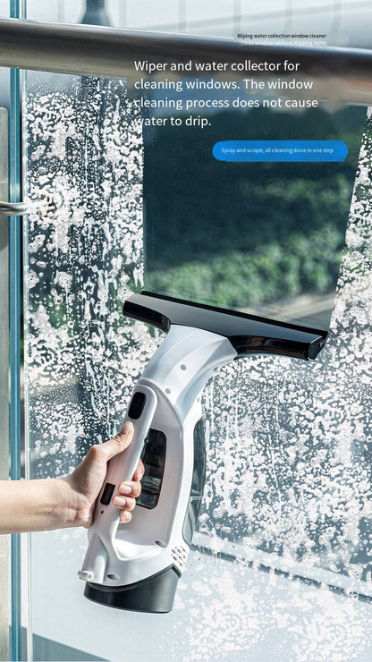 🔥Electric handheld window cleaner with strong water absorption and high efficiency.