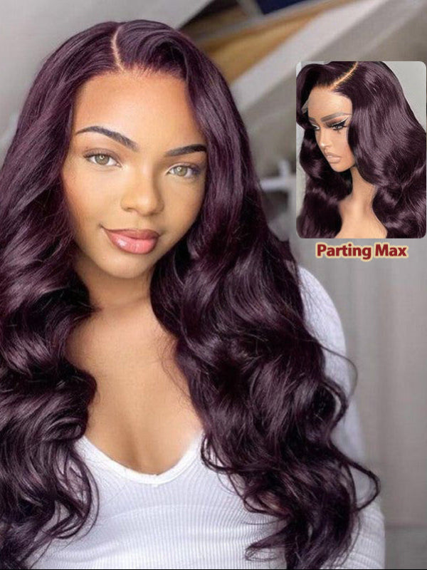 20% off in the last 3 hours:🌸Recommend Glueless Dark Purple 7x6/13x6 FULL Lace Frontal Wig 16"-34" Colored Human Hair Wigs