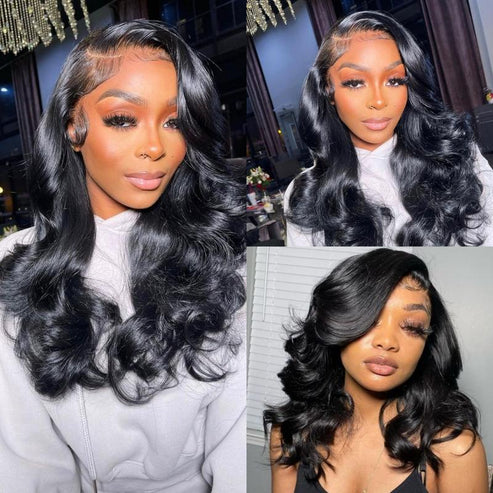 🔥Final 3 Hours: 80%OFF🔥 Density Side Part Glueless LayerCut Wig 6x8 Lace Closure Wig Body Wave Pre Cut Pre Bleached Ready Go Wigs