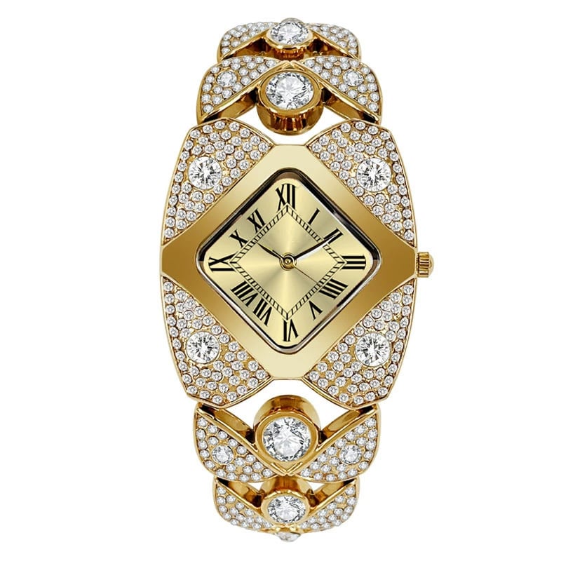 🔥Luxury Full Diamond Bangle Bracelet Watch