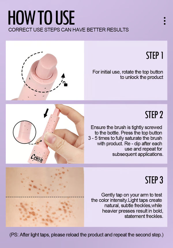 🔥faux freckle stamp - natural-looking