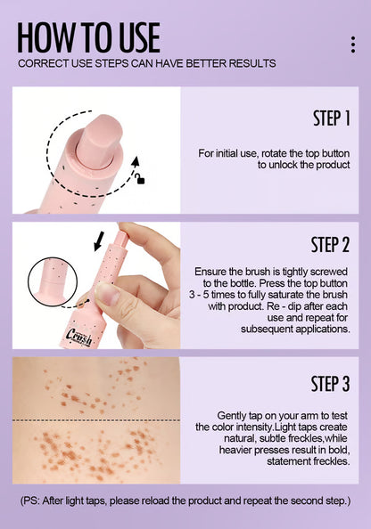 🔥faux freckle stamp - natural-looking