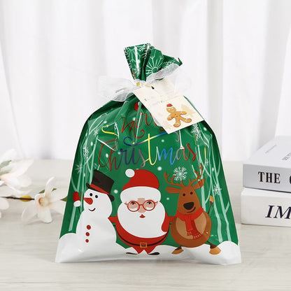 🎄Drawstring Christmas Gift Bags