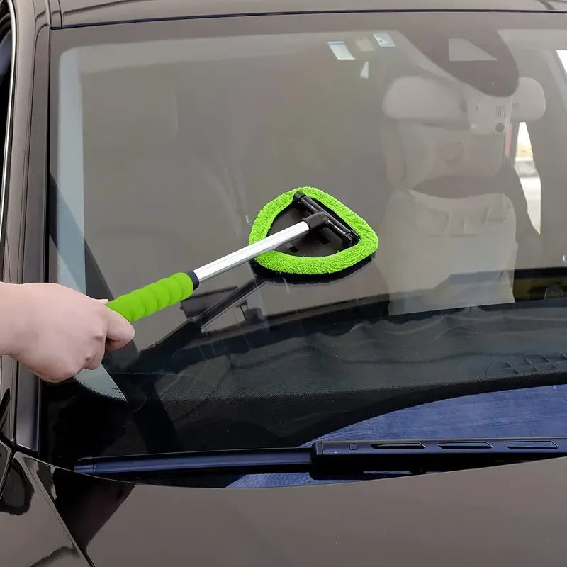 🔥Car Windshield Cleaning Tool Set – Uitschuifbaar & 180° Draaibaar