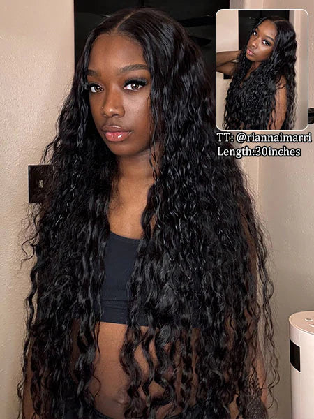 Crazy Sale | @bigekane & @thequeenleora Recommend 16"-34" Loose Deep Wave 13x6 Full Lace Frontal Wig No Code Needed