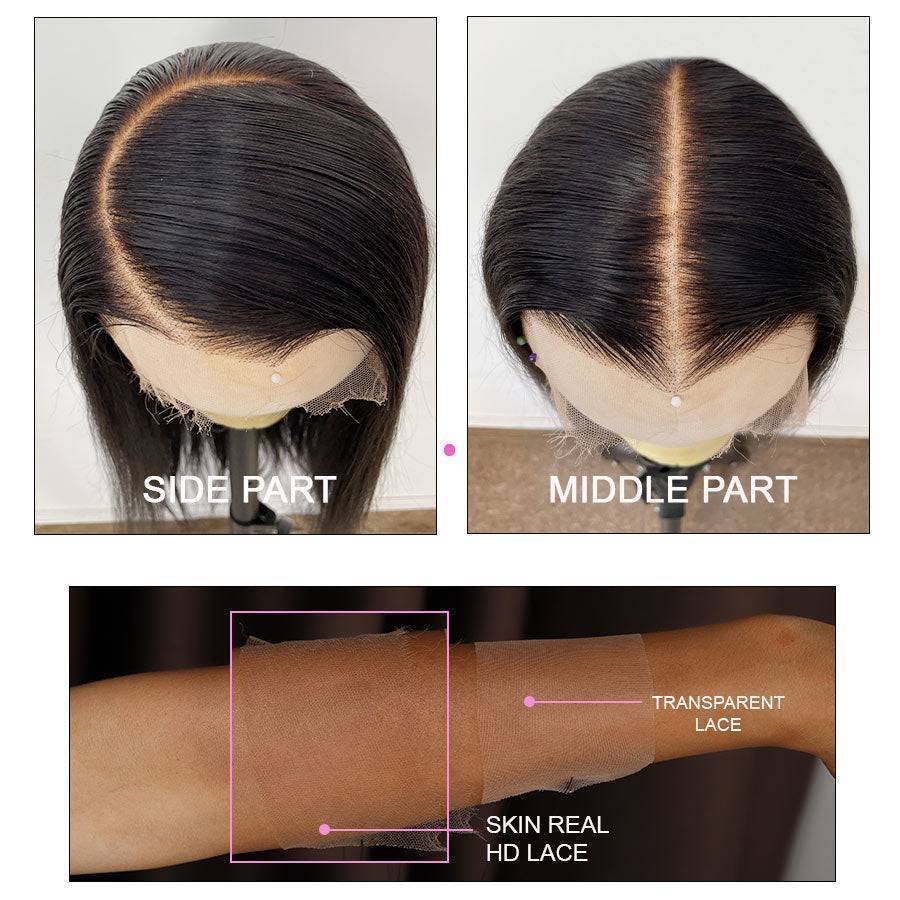 🌸Black 13X6 Skinlike Real HD Lace Front Wigs Body Wave🌸