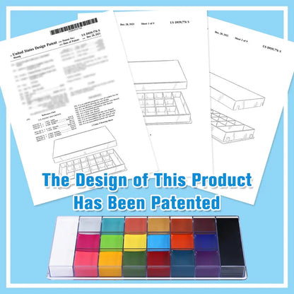 🌸LOVILDS Face and Body Oil Paint Palette, Halloween Special Effects Party Makeup Kit for Kids and Adults.